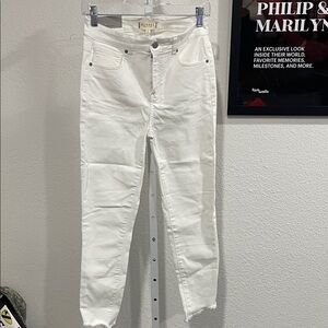 Harper High Rise White Women’s Jeans